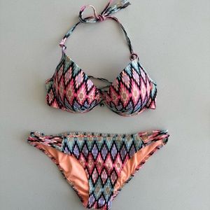 Victoria’s Secret Aztec Print Bikini - Size Medium